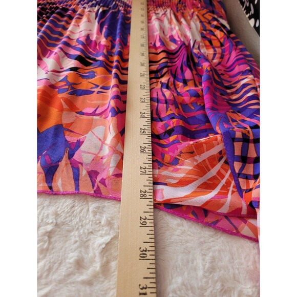 Cahterines Top Womens Size 14/16w Petite Pink Embellished Short Sleeve - Picture 6 of 7